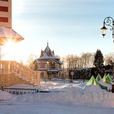 Старинные фонари на улицах поселка Трувиль Старинные фонари в КП Трувиль